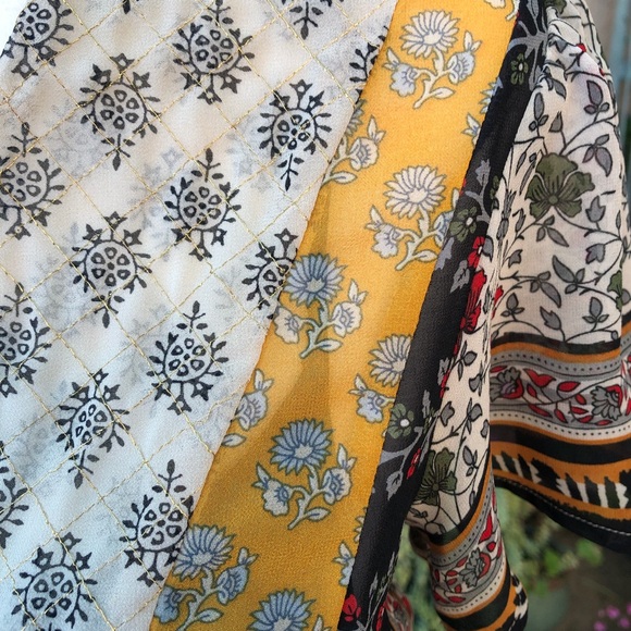 Anthropologie One September Provençal BOHO MIDI Dress Size Extra Small - Picture 12 of 14